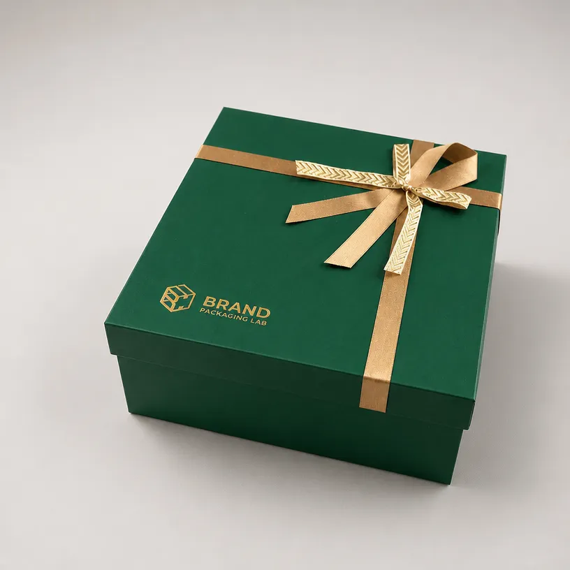 Lid & Base Box with Satin Ribbon
