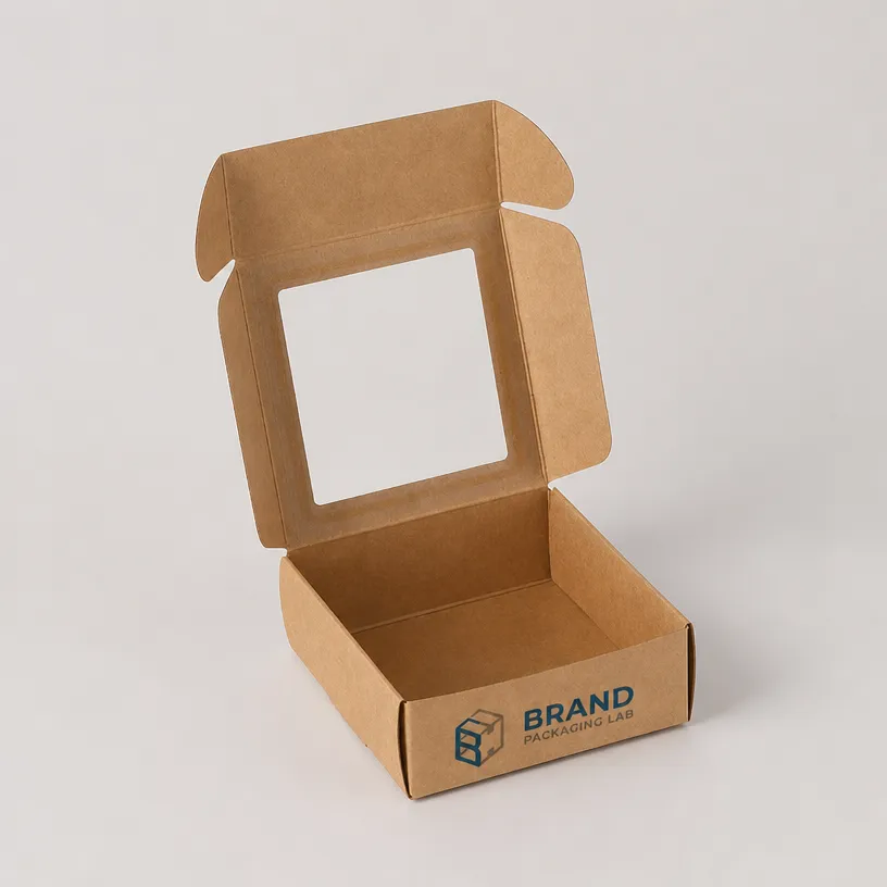 Custom Branded Mailer Box with Window Cut