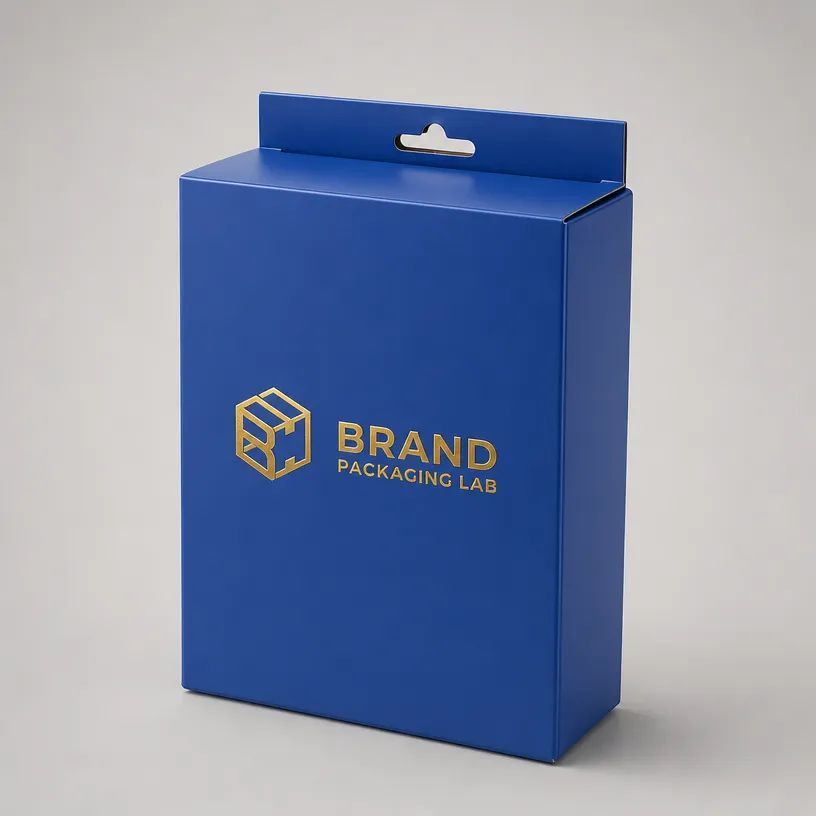 Custom Hang Tab Boxes for Retail