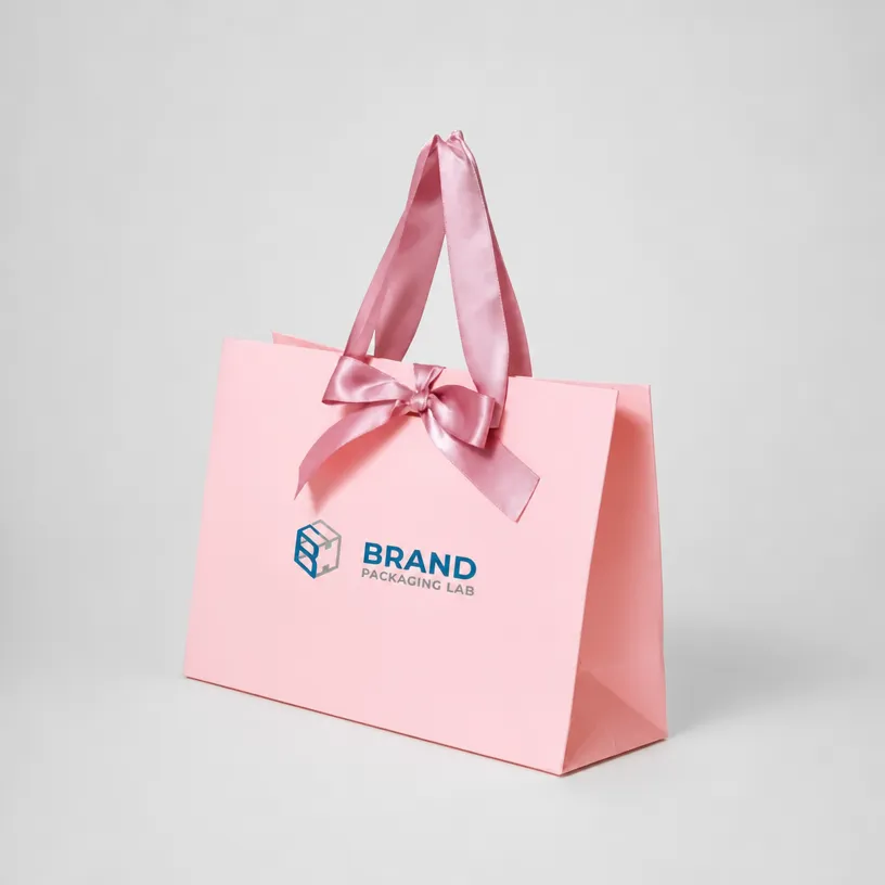Custom Bow-Handle Paper Bags