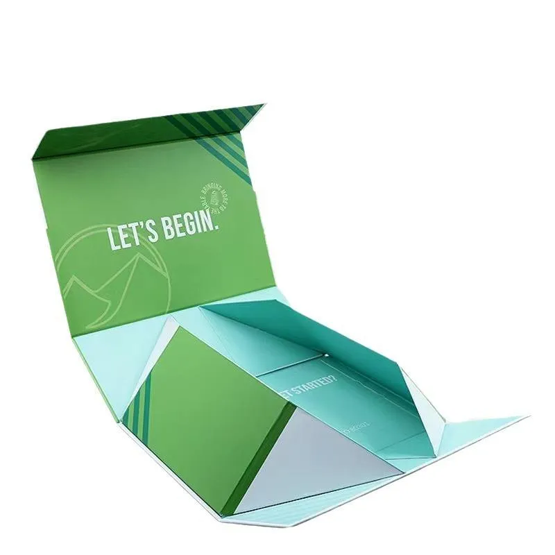 Collapsible Magnetic Gift Box with Modular Insert