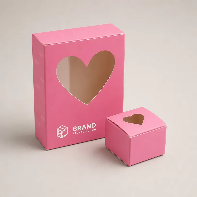 Custom Folding Cartons with Window Cut